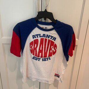 Braves Retro Tee, sz Sm